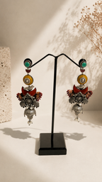 3 D chidiya ear dangler