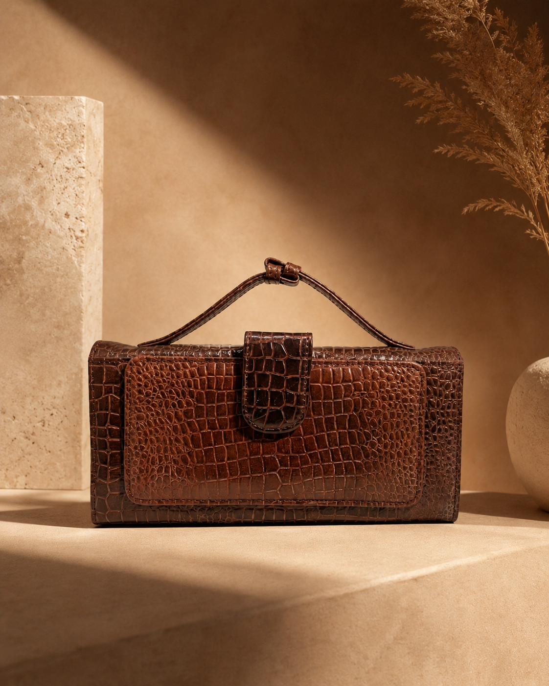 cherry Flap Handcrafted Bag