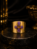 Amethyst Royale Cuff Ring