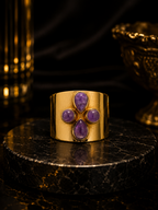 Amethyst Royale Cuff Ring