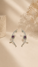Chidiya charm silver Ring