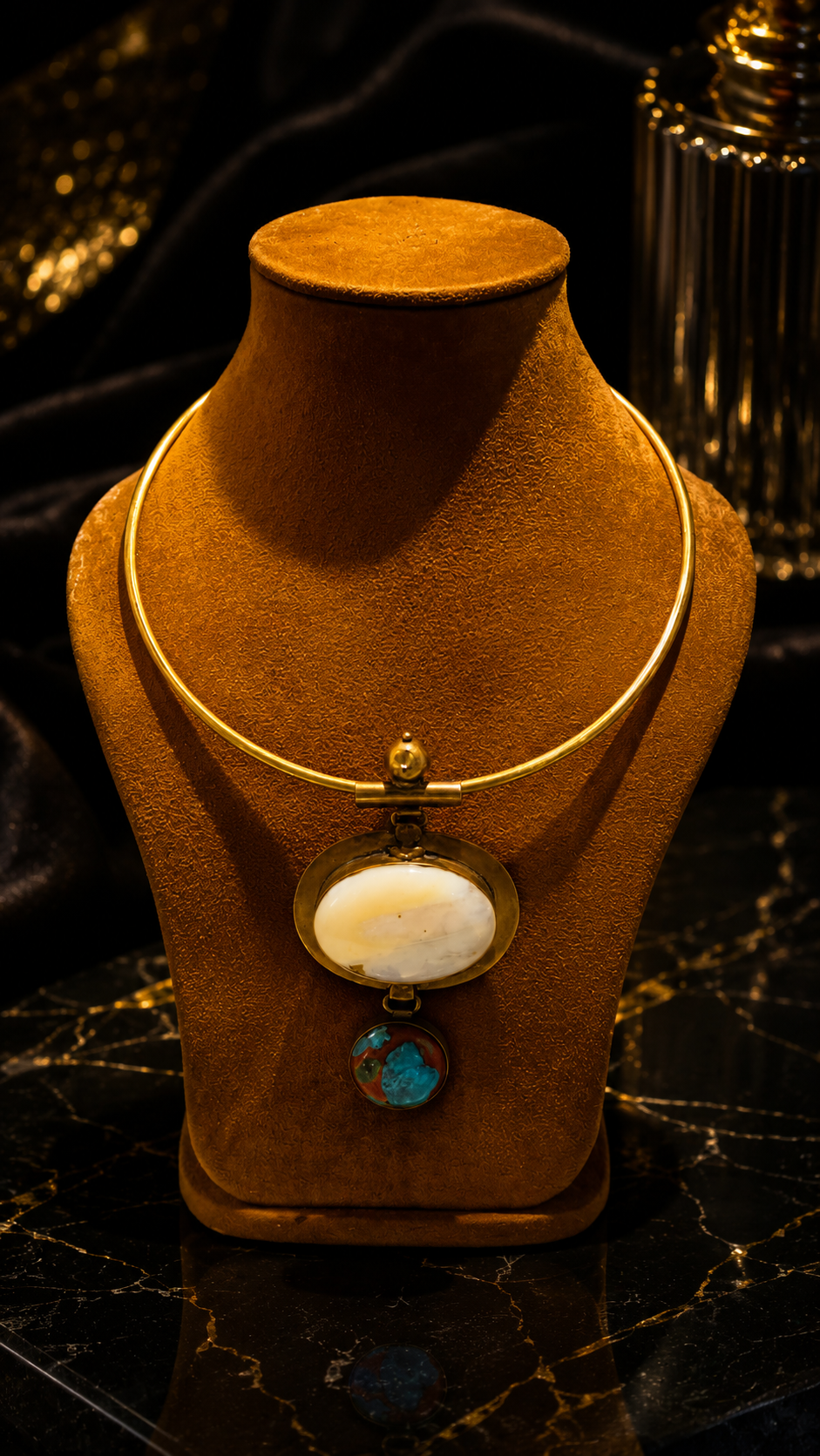 Moon Oracle Pendant Choker