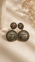 Sacred Nandi Heritage Drop Earrings