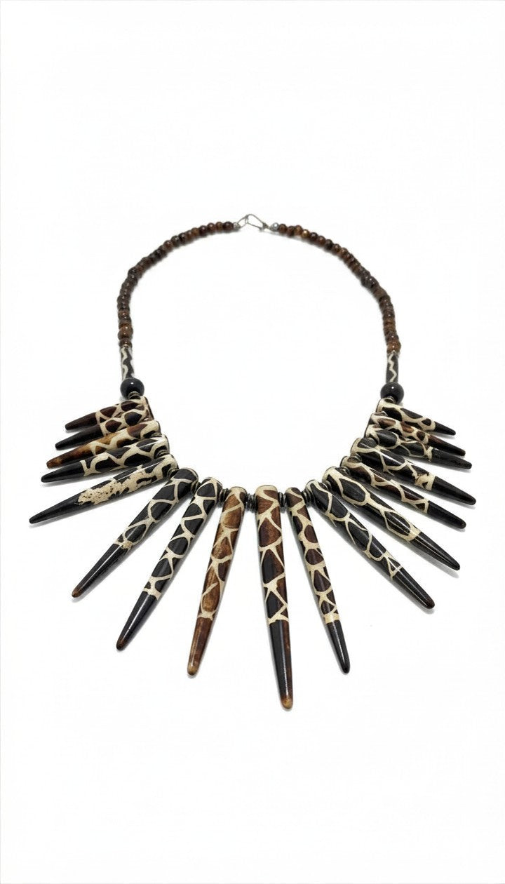 The Obsidian Quill Necklace