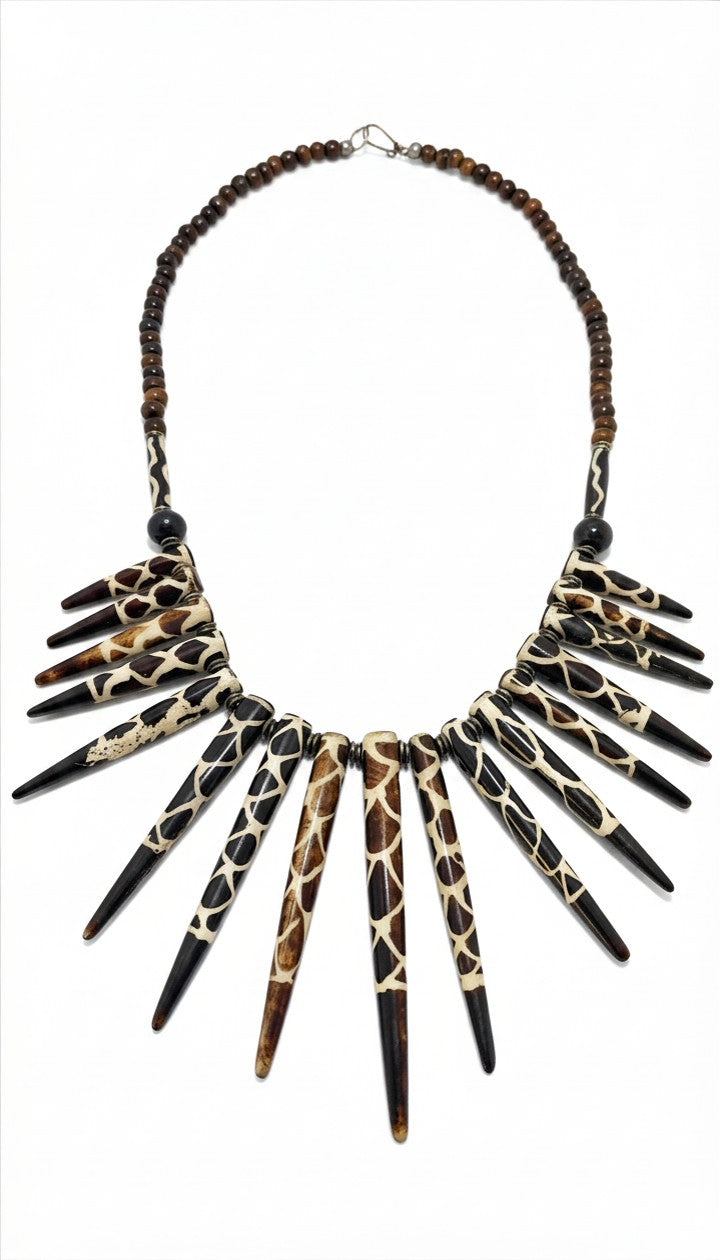 The Obsidian Quill Necklace